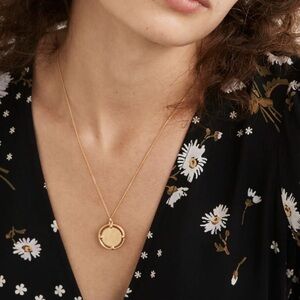 Madewell Orbit Coin Necklace NWOT